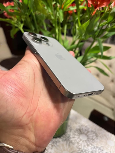 Iphone 15 Pro 256 Gb Titanio Natural E-sim Plateado (Usado)