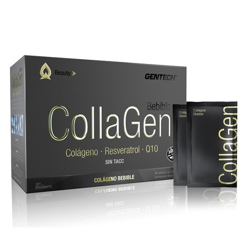 Colageno Bebible Collagen Gentech Resveratrol  Q10