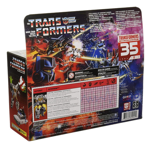 Ectotron Ecto-1 Transformers Ghostbusters 2019 Caza Fantasma