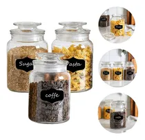 Comprar Contenedores Hermético X3 De Vidrio Conservar Comestibles