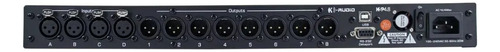 Processador De Áudio Digital K-audio Ksp4.8 De 4 Entradas E