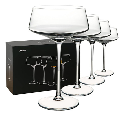 Juego De 4 Copas De Martini Jyb&xy | 9 Oz Coupe Glass Classi