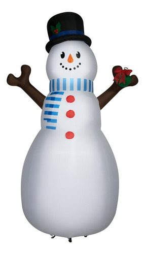 Inflable Navidad Mono De Nieve Inflable Del 3.05m De Altura
