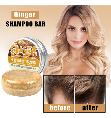 Shampoo De Gengibre, Sabonete, Óleo Anti-caspa Refrescante -
