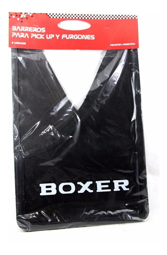 Imagen 3 de 3 de Barreros Babero De Goma Para Barro Peugeot Boxer ( El Par )