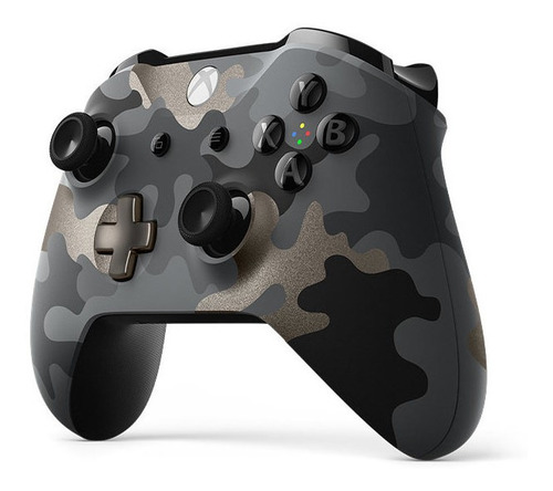Imagen 2 de 4 de Joystick inalámbrico Microsoft Xbox Mando inalámbrico Xbox One night ops camo special edition