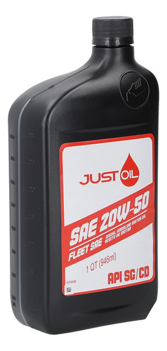 Aceite De Motor Just Oil Mineral 20w50 1l