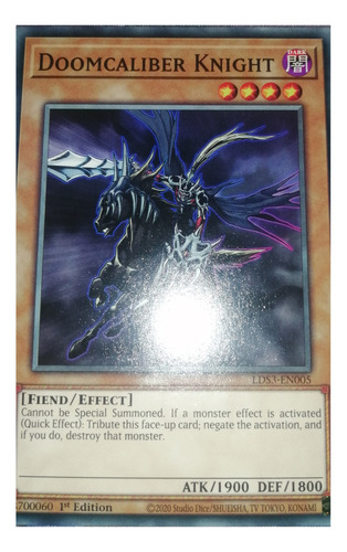 Doomcaliber Knight Yu-gi-oh! Original Konami