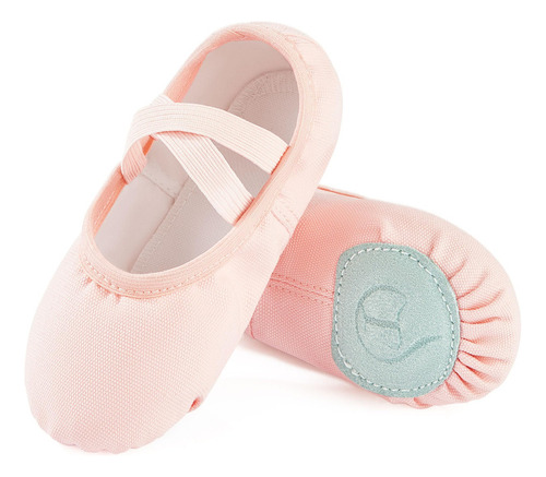 Tiejian Zapatos De Ballet Para Niñas, Zapatillas De Lona Par
