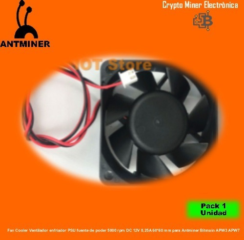 Fan Cooler Ventilador Antminer Psu Fuente De Poder 5000 Rpm