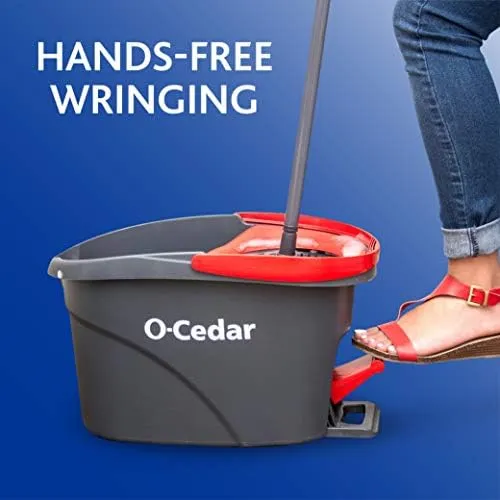 O-cedar Easywring Microfiber Spin Mop & Bucket Sistema De Li