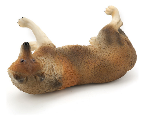 Adornos De Simulación De Modelo De Lobo Marrón, Decoración D