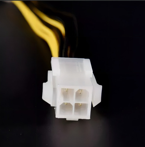 Adaptador Conector Energia Força 4 Pinos P/ 8 Pinos Atx Cpu até 100w (TDP do CPU)
