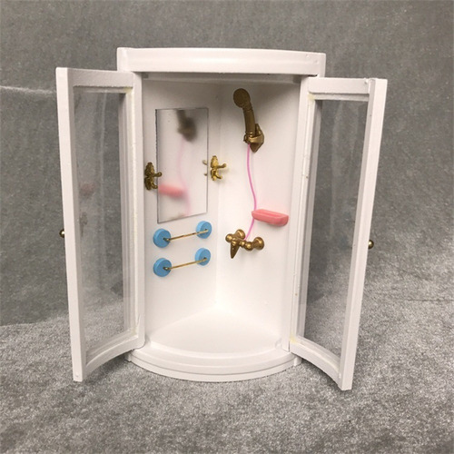 1:12 Muebles De Casa De Muñecas En Miniatura Baño Blanco