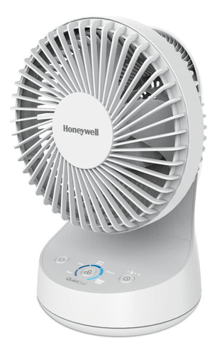 Honeywell Quietset 5 Ventilador De Mesa Oscilante, Color Bla