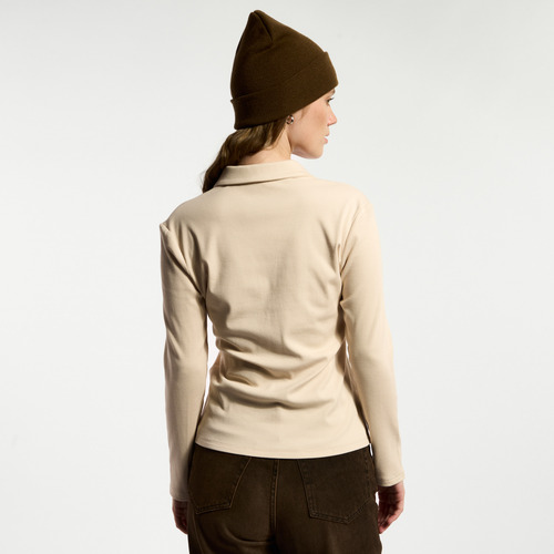 Chomba Mujer Kevingston Fork Manga Larga Off White