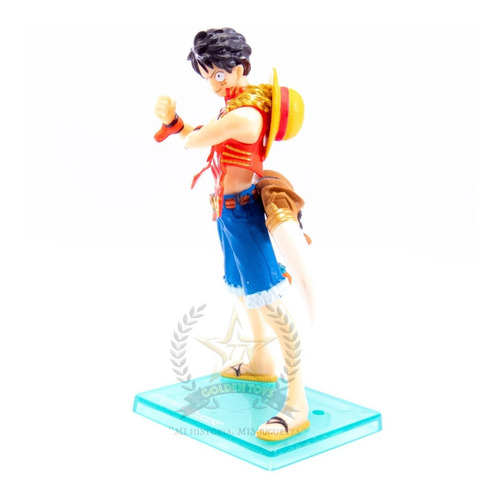 One Piece Action Figure Unlimited Luffy 1 Golden Toys (Usado)