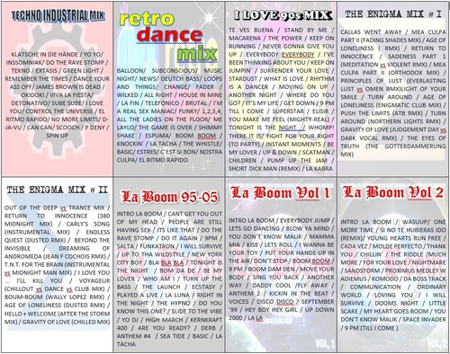 2 Cassettes O Cds Música Mezclada Dance 90s En Inglés (Usado)