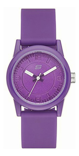 Skechers Sr6034 Reloj Análogo Para Mujer Extensible De