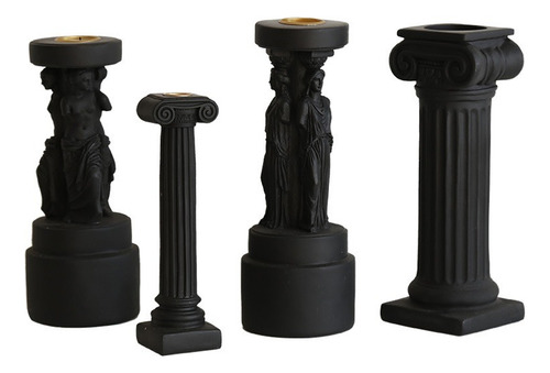 2*candelero Griego Europeo Columna Romana Candelabro De