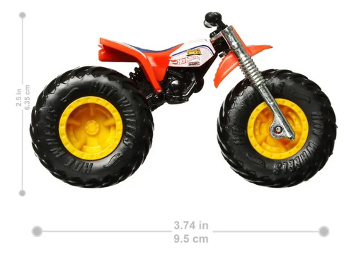 Imagen 2 de 6 de Hot Wheels Monster Trucks Camioneta 1:64 Fyj44 Mattel