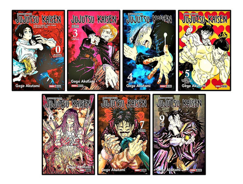 Manga Jujutsu Kaisen Pack Con 7 Tomos - Panini - Soultalezmx