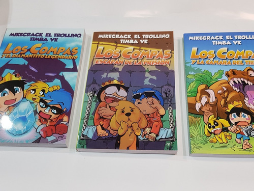 Pack Los Compás N 1 , N 2 Y N 3 Trolliino,minecrack Libro 