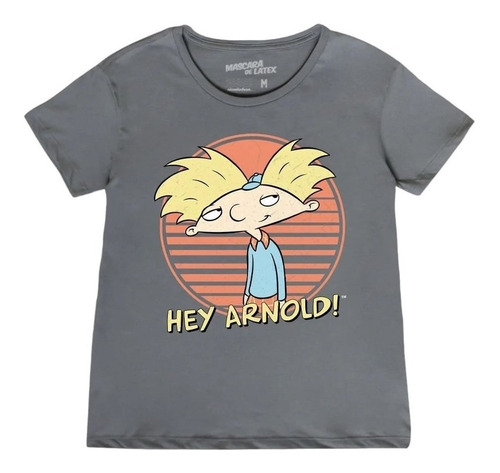 Playera Mascara De Latex Arnold Mlnk  Mujer 