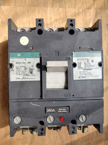 Interruptor Termomagnético Lg 350a Modelo Tjj436350wl (Usado)