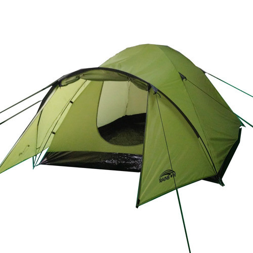 Carpa 3 Personas Rainbow Plegable Camping Playa Picnic Febo