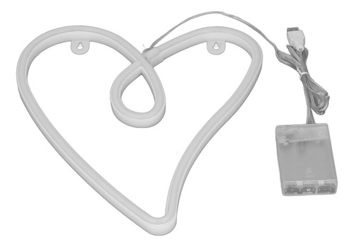 Fuente De Alimentación Dual Heart Neon Light Retro Ip45