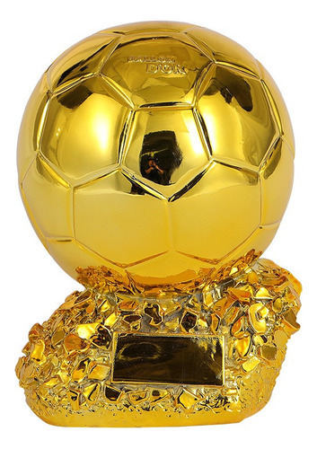 Trofeo Mvp Globo Oro De Fútbol La Copa Mundial Resina 25cm