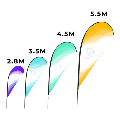 Asta De Bandera 4.5m Flag Banner Feather Flag Pole