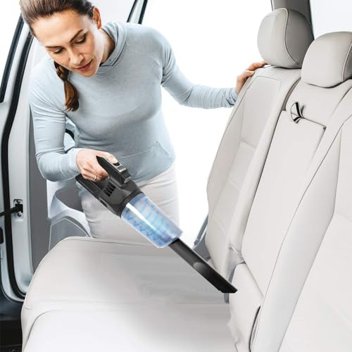 Aspiradora De Mano Inalámbrica Para Autos Con Luz Led, Succi