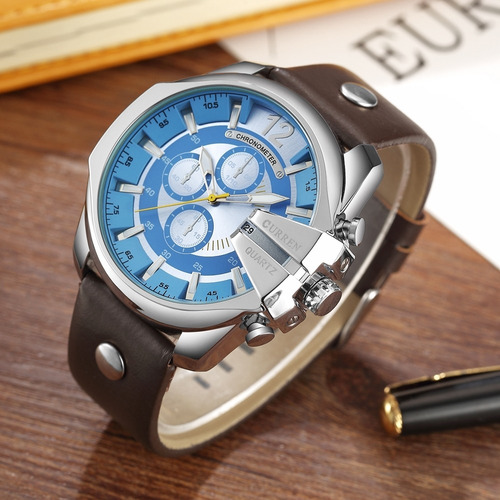 curren 8176 Relojes Para Hombre De Cuarzo De Marca De Lujo