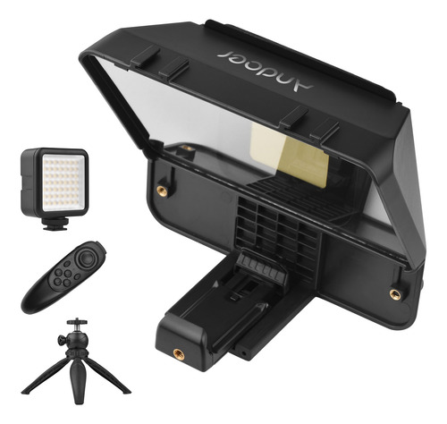 Teleprompter Dslr Vlog Tripode A10 Complete A And