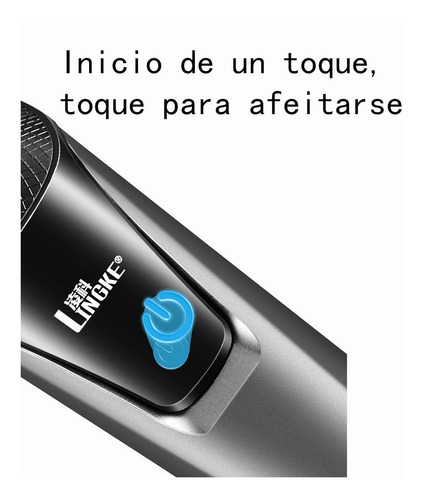 Imagen 4 de 6 de Maquina De Afeitar Electrica Barba 3 En 1 Usb Seco Humedo