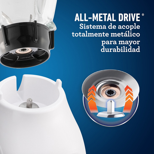 Licuadora Oster® Con Vaso De Vidrio Y Control De Perilla Bls