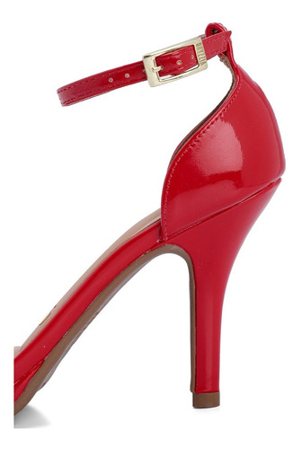 Imagen 4 de 6 de Sandalia Mujer Vizzano Rojo Charol