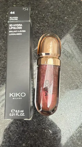 Novo! Kiko Milano 3d Hydra Lipgloss 44 Disruptive Brown | Frete grátis