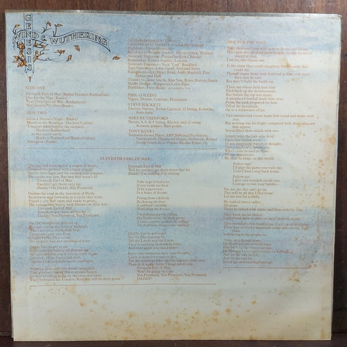 Vinil Lp Genesis Wind E Wuthering