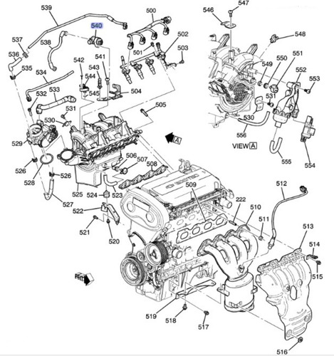 Valvula Solenoide Gases Sonic Hatchback 1.6l 2014