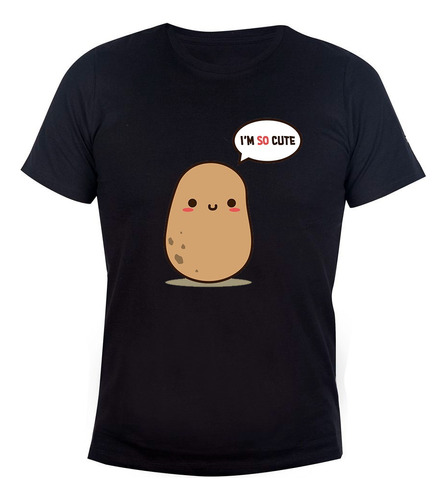 Remera Algodón Unisex Potato I´m So Cute 