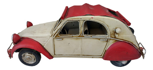 Auto De Chapa Citroen Antiguo Decoración (Usado)
