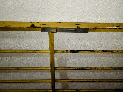 Reja 2,65m X 1m Hierro Redondo Amarillo (Usado)