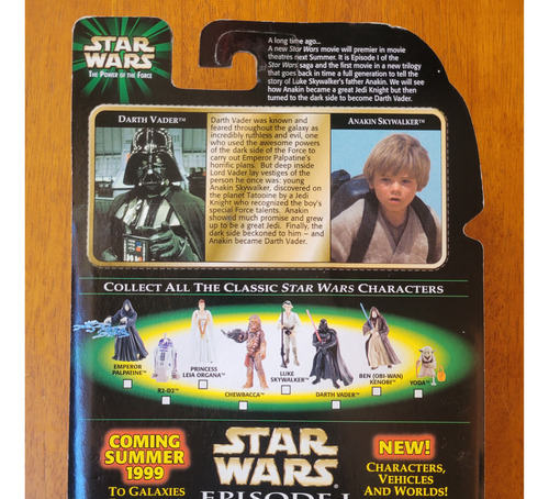 Star Wars Potf Flashback Photo, Darth Vader Nuevo Y Sellado