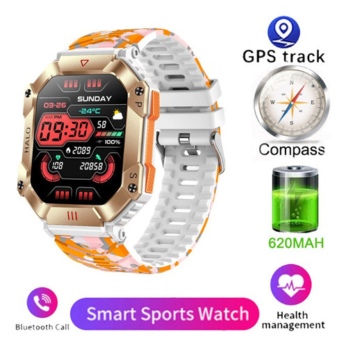 Kr80 Reloj Inteligente Hombre Smartwatch Gps Deportivo