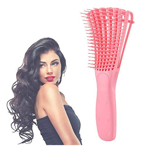 Detangling Brush For Curly Hair, Detangler Comb Brush Afro O