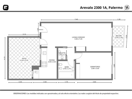 2 Amb. Apto Credito - Patio Y Balcon - Estado Muy Bueno,.-