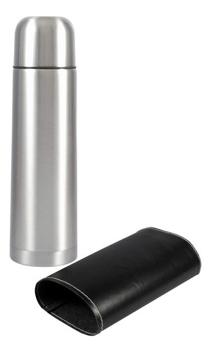 Termo Negro Inox Para Agua 500cc Ecofamy